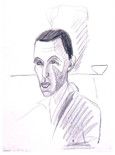 Self-portrait by Ernst Ludwig Kirchner